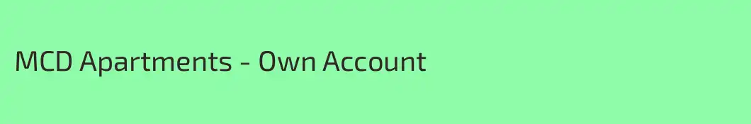 MCD Apartments - Own Account